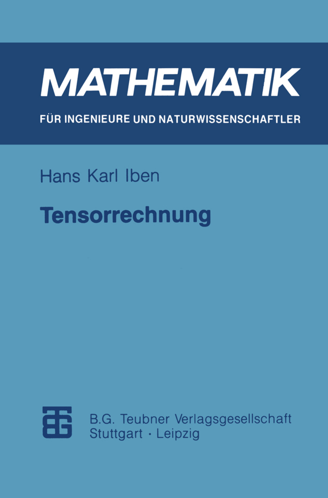 Cover: 9783815420836 | Tensorrechnung | Hans Karl Iben | Taschenbuch | Deutsch