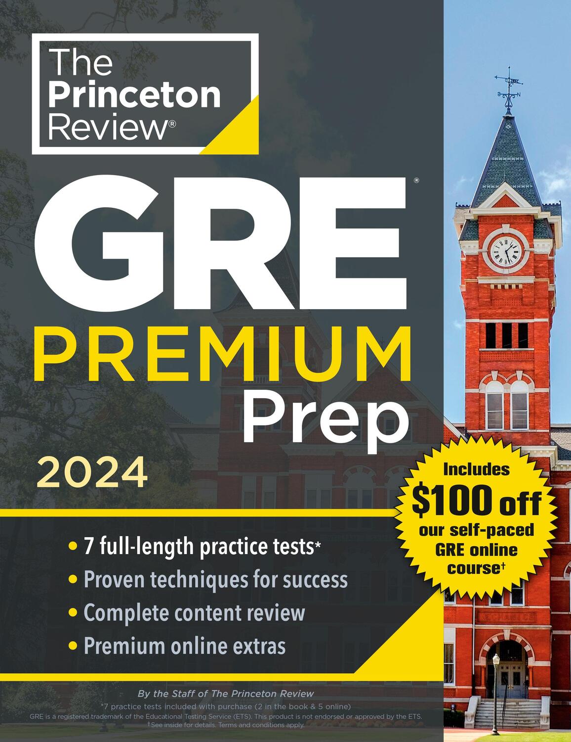 Cover: 9780593516935 | Princeton Review GRE Premium Prep, 2024 | Princeton Review | Buch