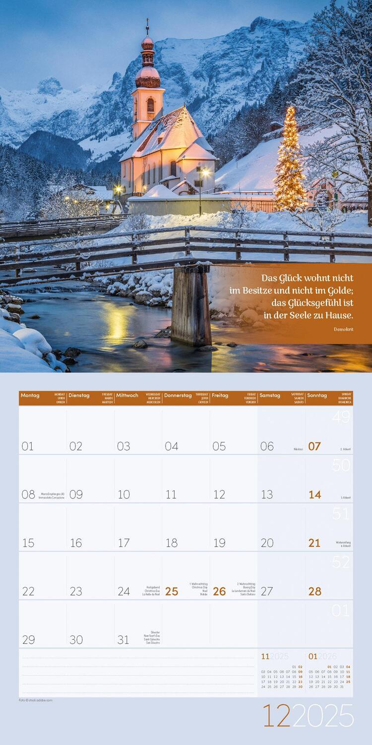 Bild: 9783838445021 | Momente für Dich Kalender 2025 - 30x30 | Ackermann Kunstverlag | 28 S.