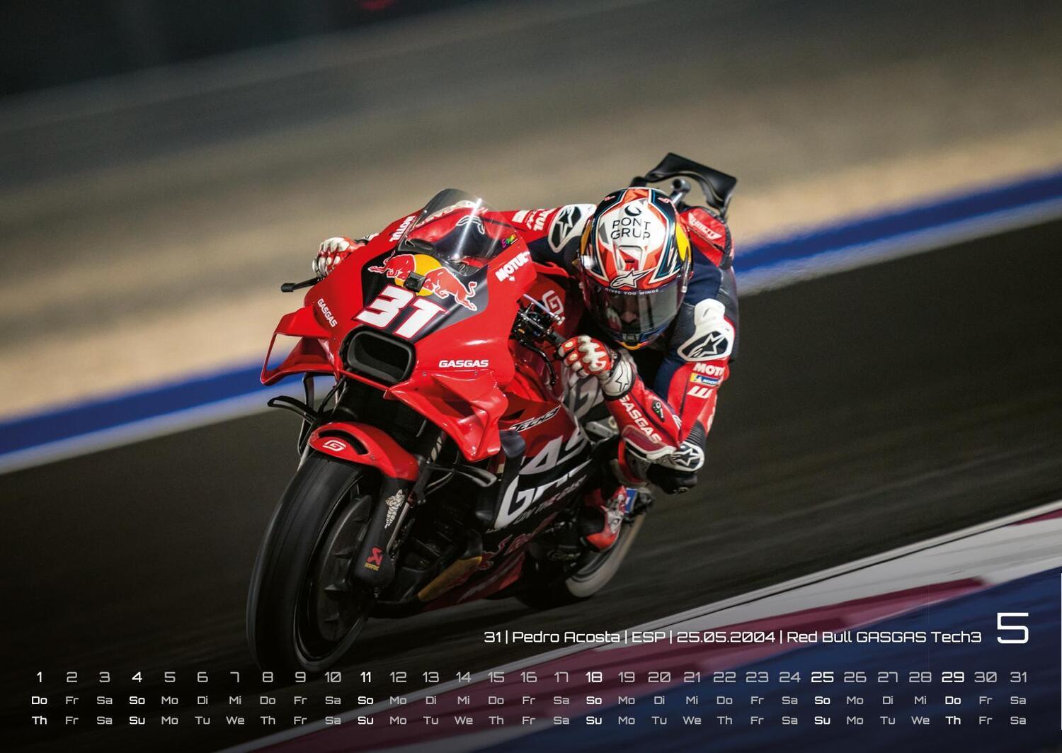 Bild: 9783986734022 | Motorrad Grand Prix 2025 - Kalender MotoGP DIN A2 | GP-Fever. de