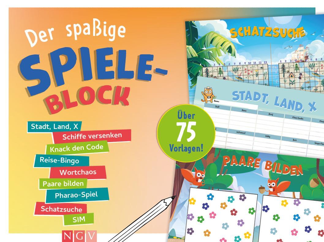 Cover: 9783625196044 | Der spaßige Spieleblock | Taschenbuch | 96 S. | Deutsch | 2024
