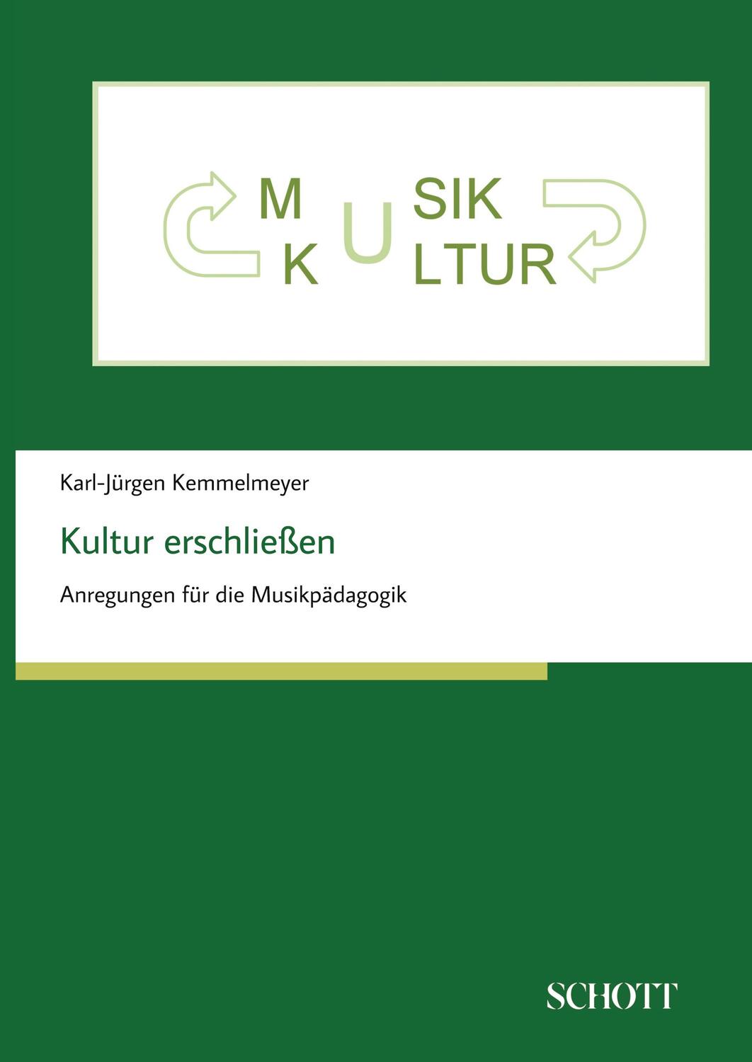 Cover: 9783959836296 | Kultur erschließen | Anregungen für die Musikpädagogik | Kemmelmeyer