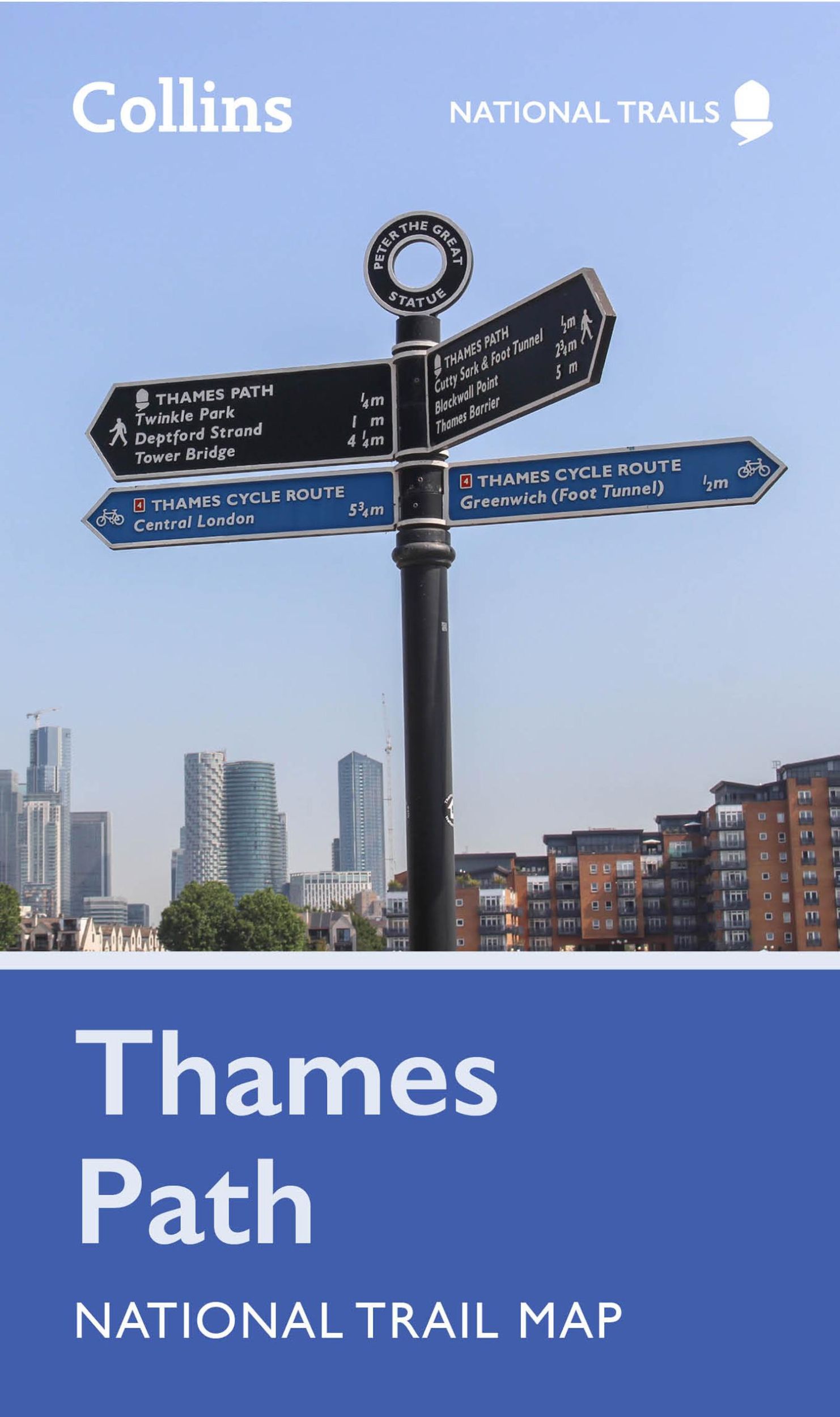 Cover: 9780008602963 | Thames Path National Trail Map | Collins Maps | (Land-)Karte | 2023