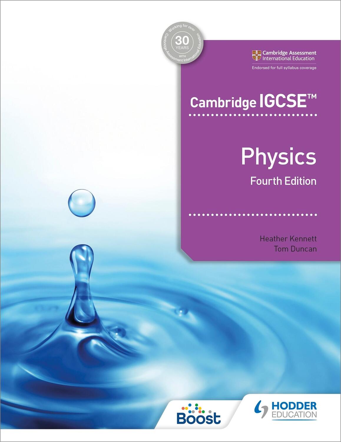 Cover: 9781398310544 | Cambridge IGCSE(TM) Physics | Heather Kennett (u. a.) | Taschenbuch