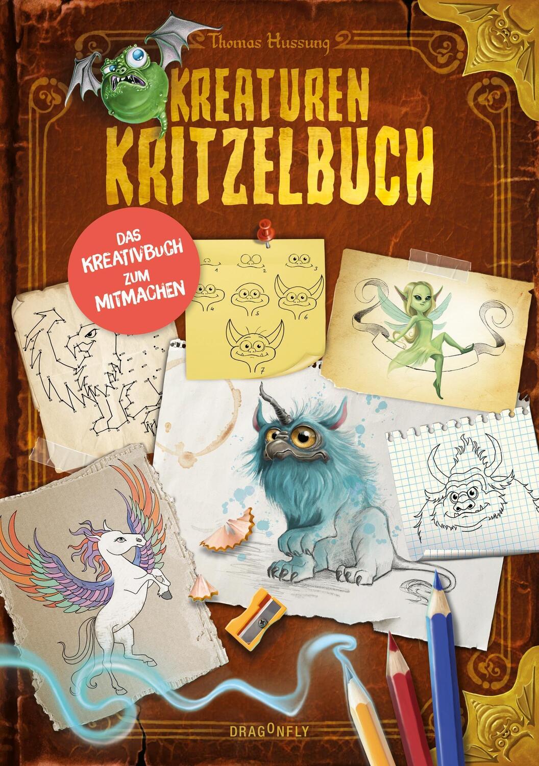 Cover: 9783748800682 | Kreaturenkritzelbuch | Thomas Hussung | Buch | Hardcover | Deutsch