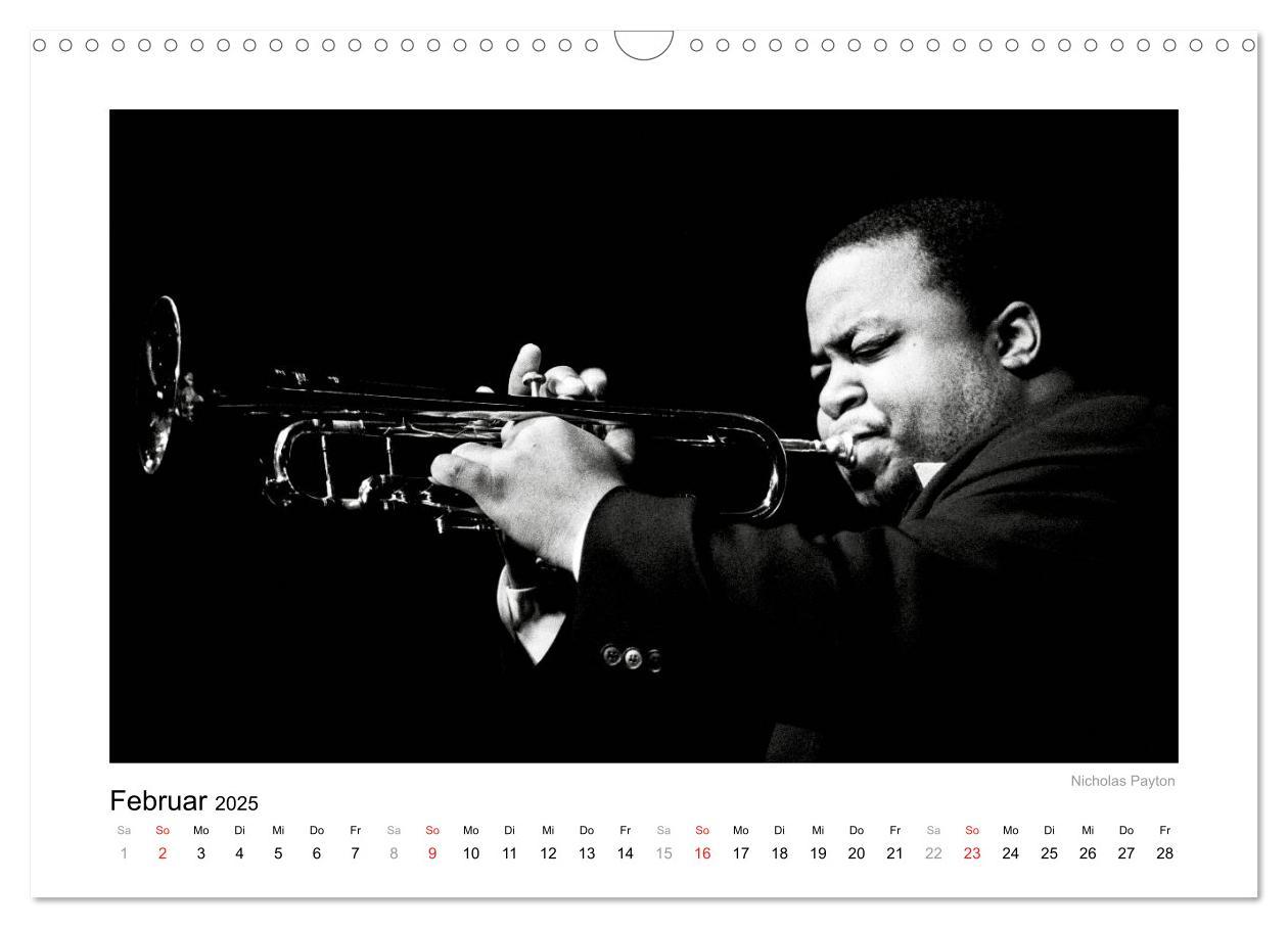 Bild: 9783435839513 | Jazztime (Wandkalender 2025 DIN A3 quer), CALVENDO Monatskalender