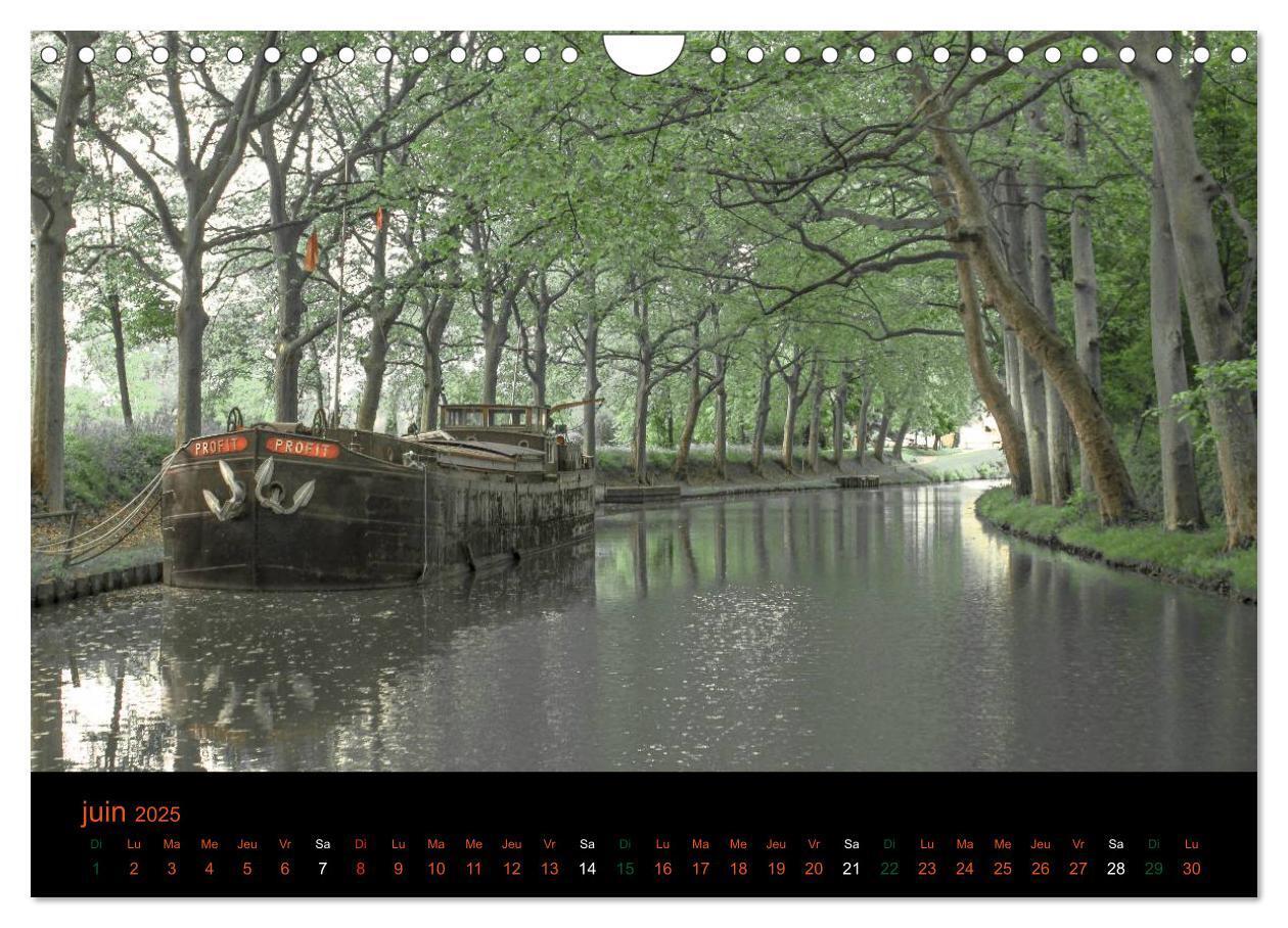 Bild: 9781325956630 | Croisière sur le Canal du Midi (Calendrier mural 2025 DIN A4...