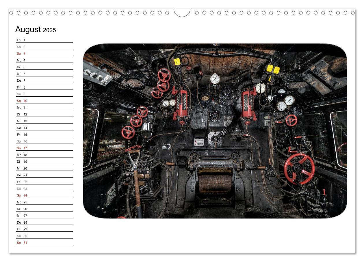 Bild: 9783435527915 | Unter Dampf - Dampflokromantik (Wandkalender 2025 DIN A3 quer),...