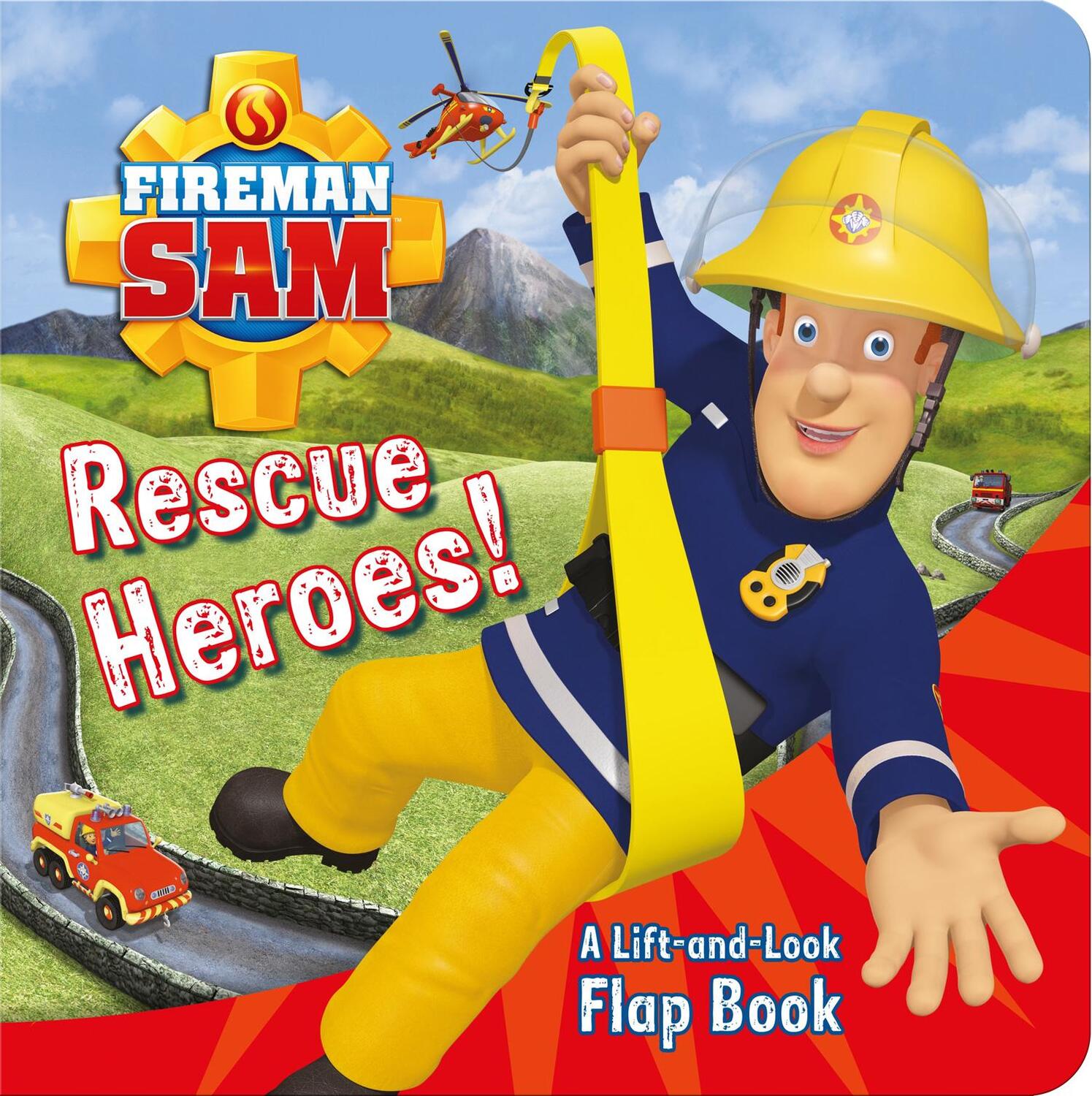 Cover: 9781405281683 | Fireman Sam: Rescue Heroes! A Lift-and-Look Flap Book | Farshore