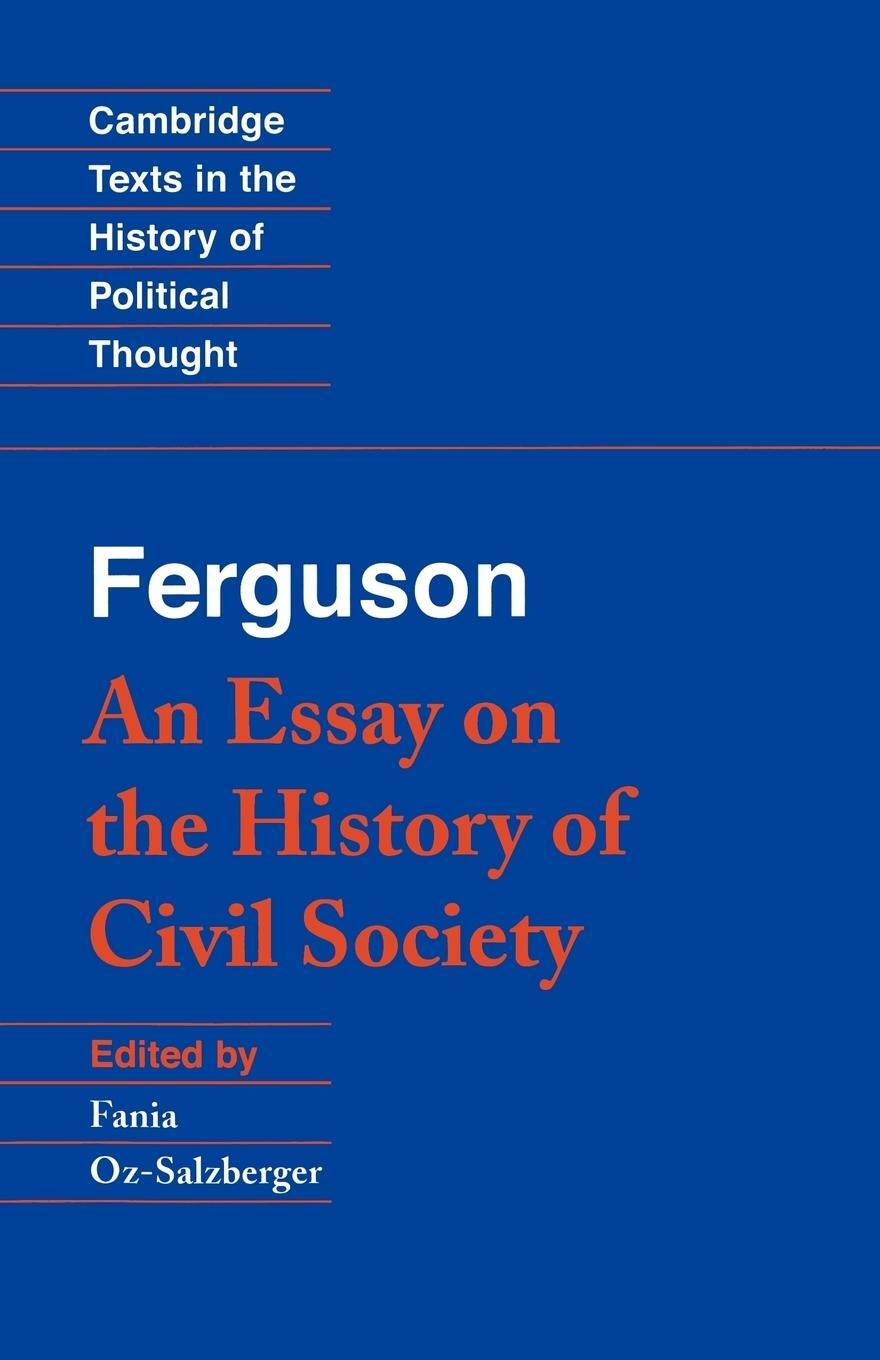 Cover: 9780521447362 | Ferguson | An Essay on the History of Civil Society | Ferguson (u. a.)