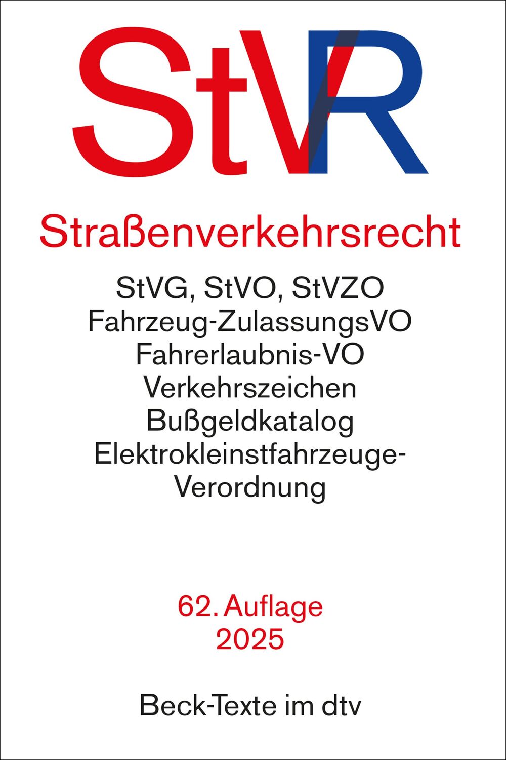 Cover: 9783423532808 | Straßenverkehrsrecht | Taschenbuch | dtv-Taschenbücher Beck Texte