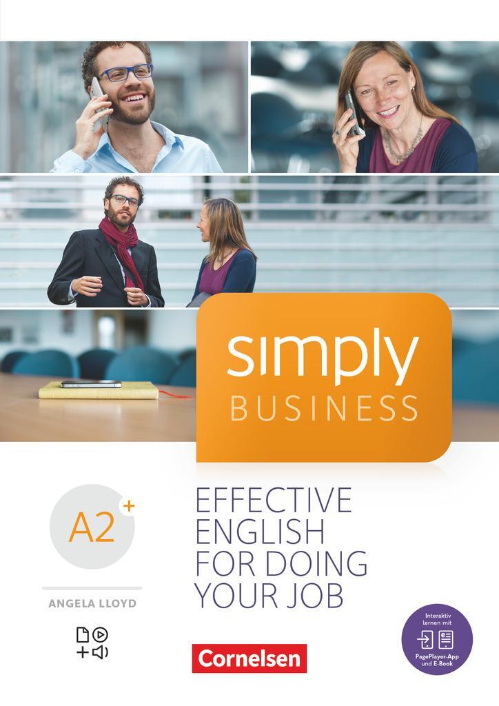 Cover: 9783065204606 | Simply Business A2+ - Coursebook mit Audio-CD und Video-DVD | Lloyd