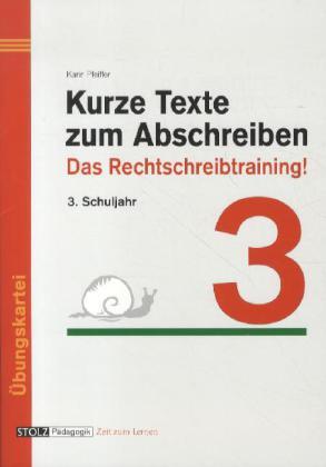 Cover: 9783897784338 | Kurze Texte zum Abschreiben 3 | Karin Pfeiffer | Broschüre | 21 S.
