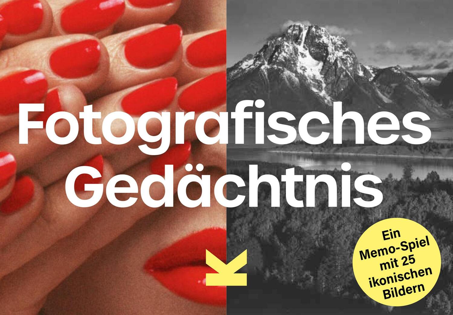 Cover: 9783962441883 | Fotografisches Gedächtnis | Ein Memo-Spiel. Finde 25 berühmte Fotos