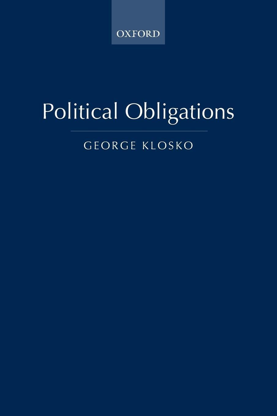 Cover: 9780199551040 | Political Obligations | George Klosko | Taschenbuch | Paperback | 2008