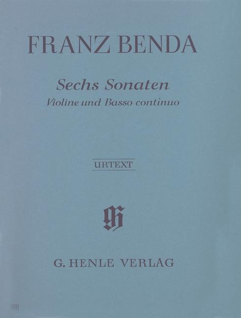 Cover: 9790201804552 | 6 Sonaten | Franz Benda | G. Henle Urtext-Ausgabe | Buch | Deutsch