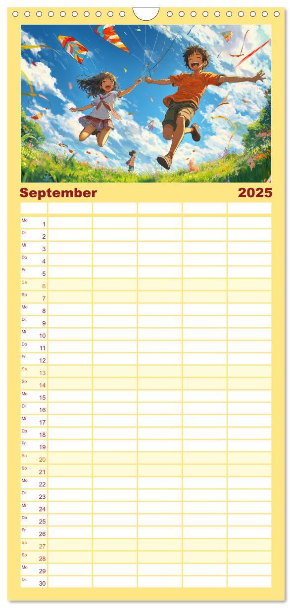 Bild: 9783457223062 | Familienplaner 2025 - Anime Kalender ¿ Charaktere im Slice-of-Life...