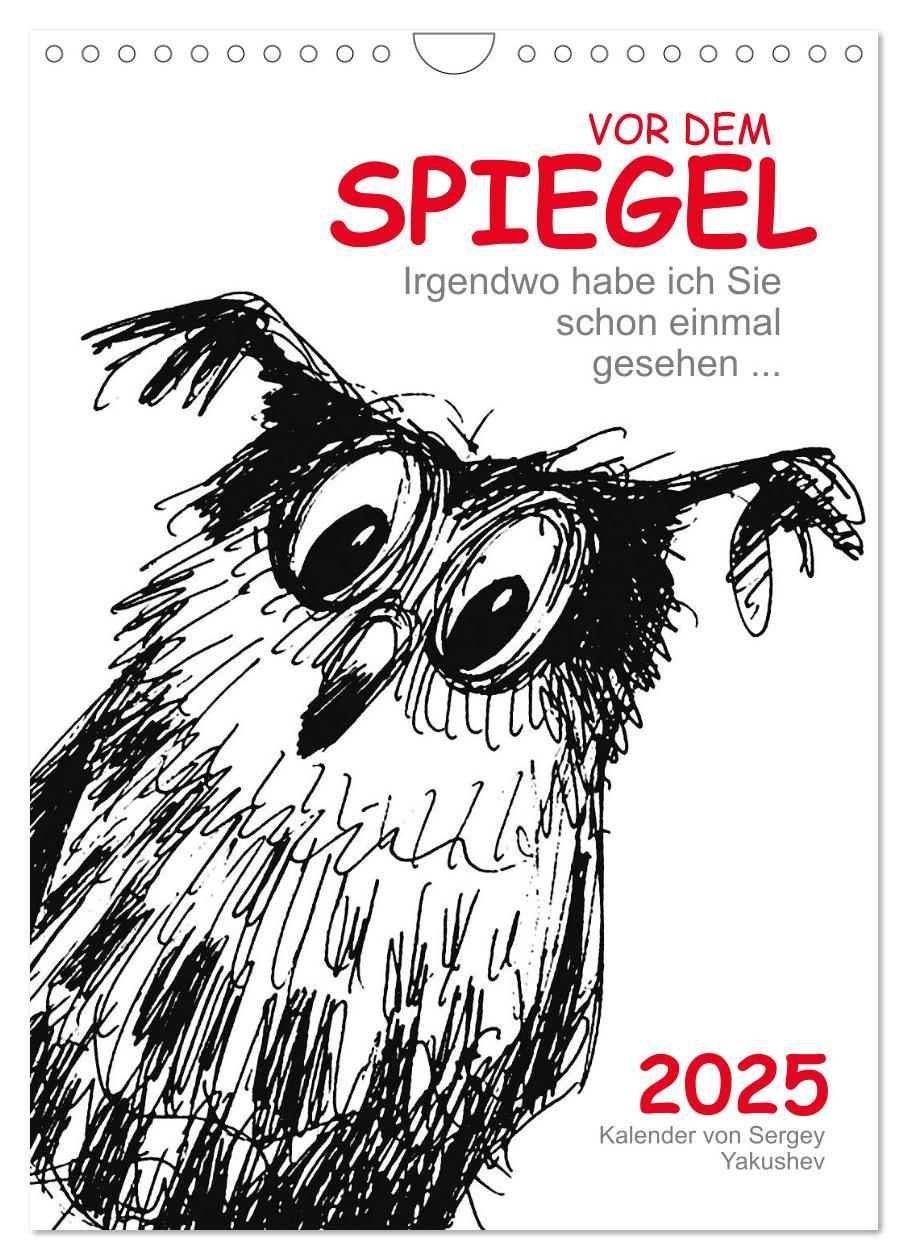 Cover: 9783435935505 | Vor dem Spiegel 2025 (Wandkalender 2025 DIN A4 hoch), CALVENDO...