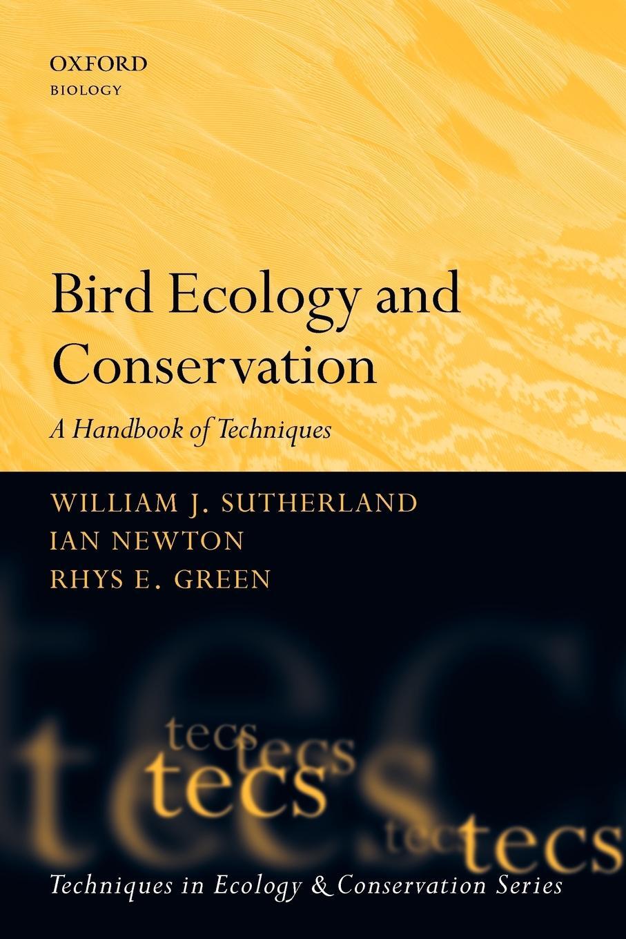 Cover: 9780198520863 | Bird Ecology and Conservation | A Handbook of Techniques | Sutherland