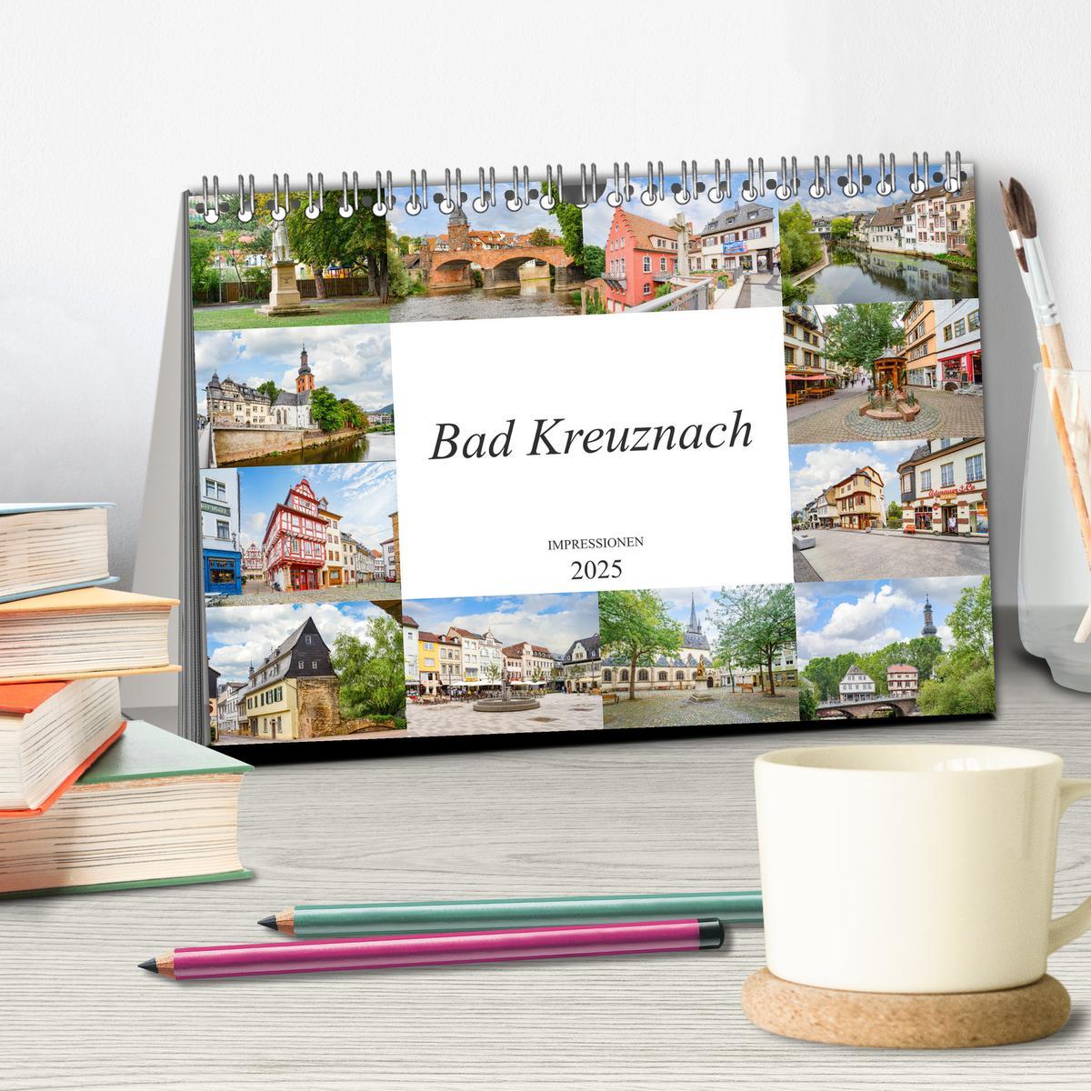 Bild: 9783435179480 | Bad Kreuznach Impressionen (Tischkalender 2025 DIN A5 quer),...