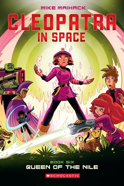 Cover: 9781338204155 | Queen of the Nile: A Graphic Novel (Cleopatra in Space #6) | Volume 6