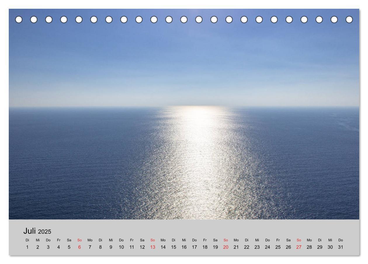 Bild: 9783435316274 | Am Meer. Sehnsucht Wasser (Tischkalender 2025 DIN A5 quer),...