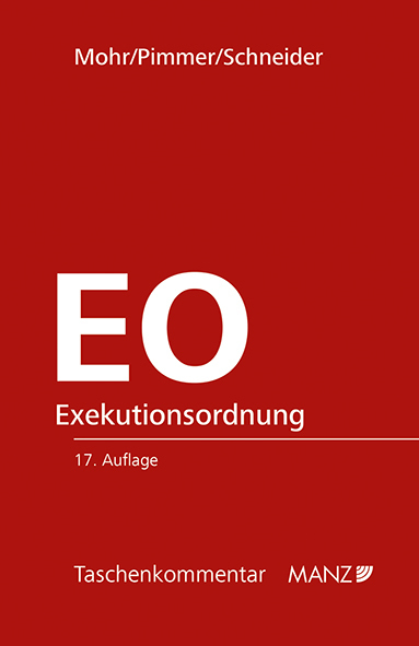 Cover: 9783214027483 | Exekutionsordnung - EO | Franz Mohr (u. a.) | Buch | 2021