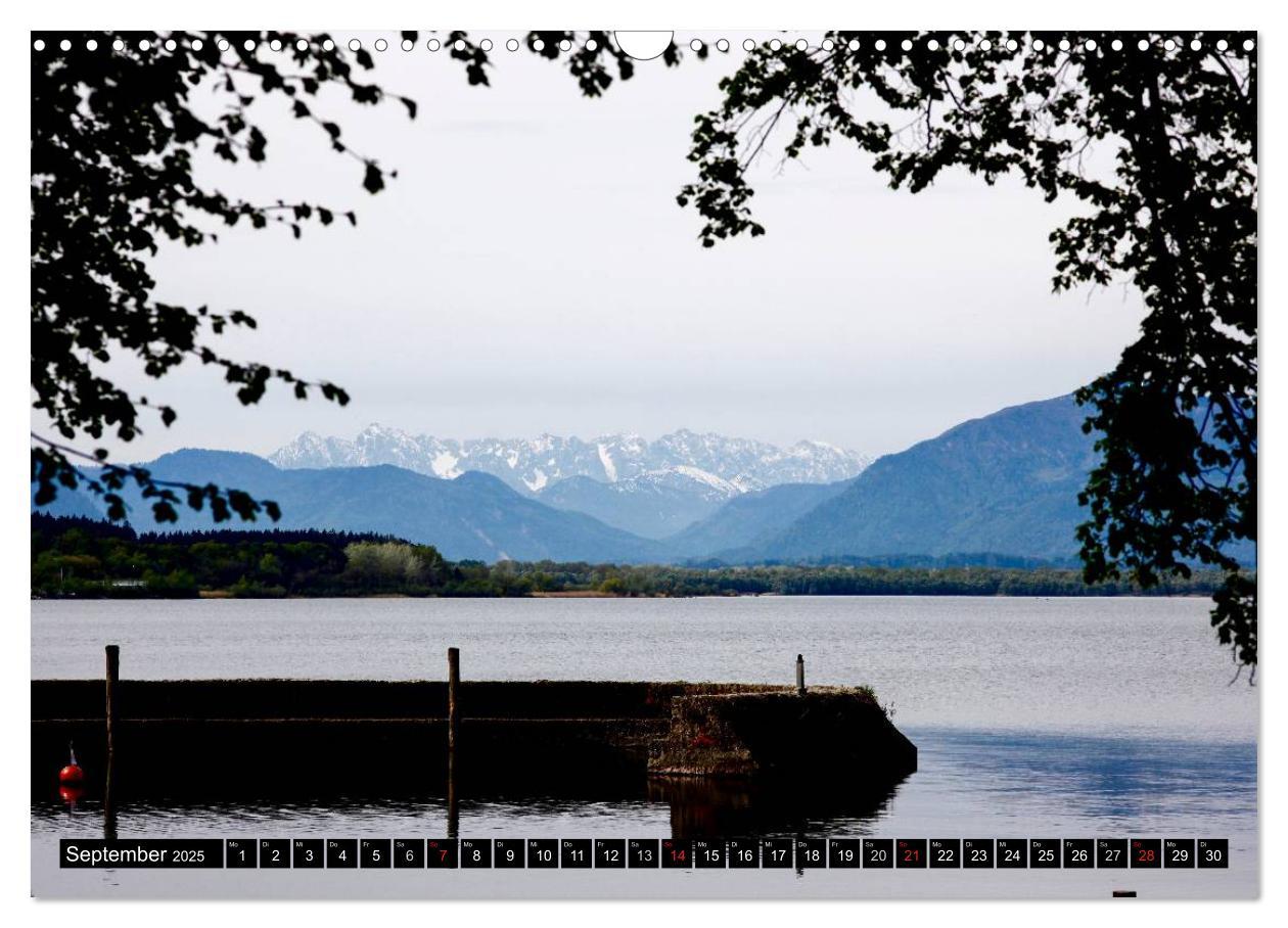 Bild: 9783435460144 | Am schönen Chiemsee (Wandkalender 2025 DIN A3 quer), CALVENDO...