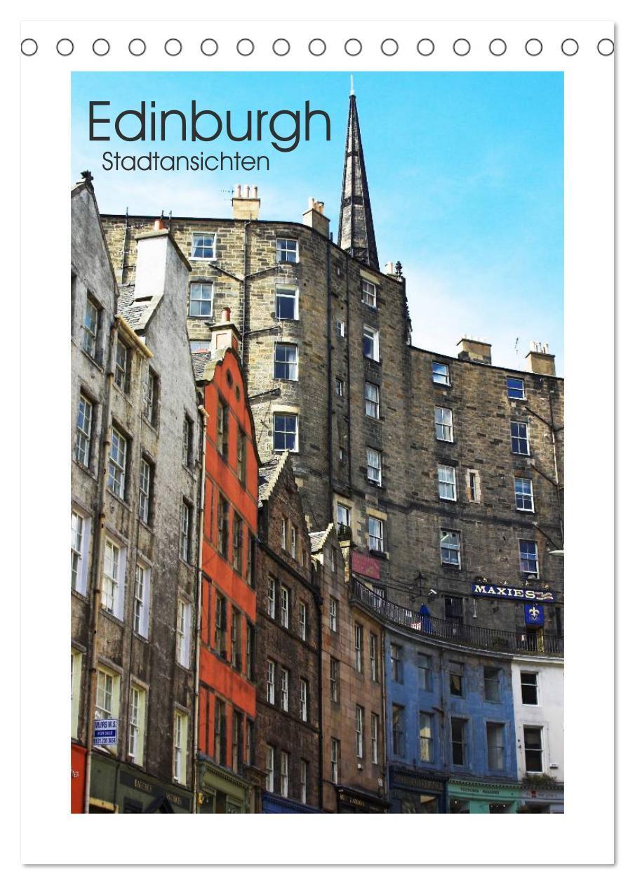 Cover: 9783457011362 | Edinburgh - Stadtansichten (Tischkalender 2025 DIN A5 hoch),...