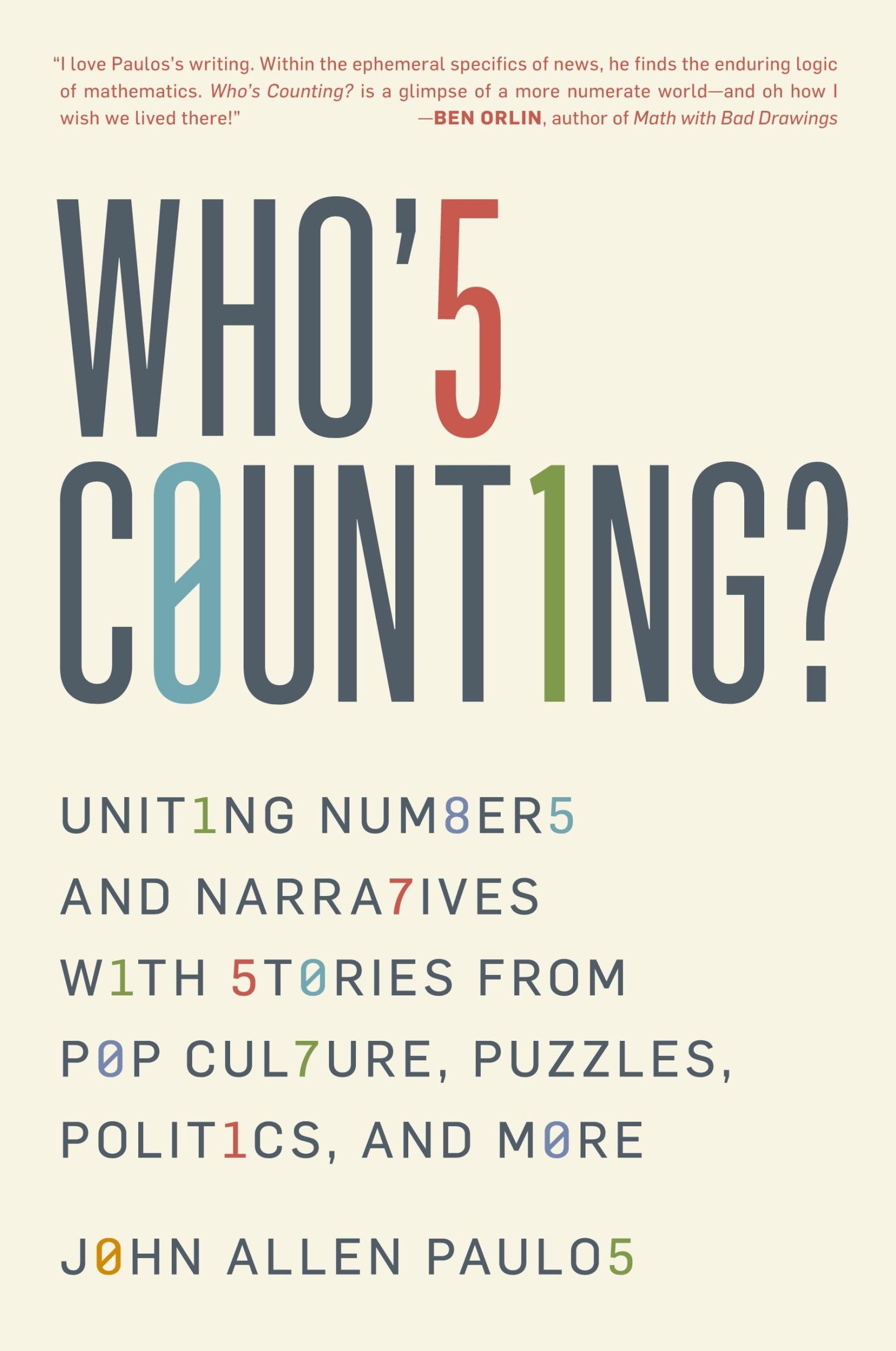 Cover: 9781633888128 | Who's Counting? | John Allen Paulos | Taschenbuch | Paperback | 2022