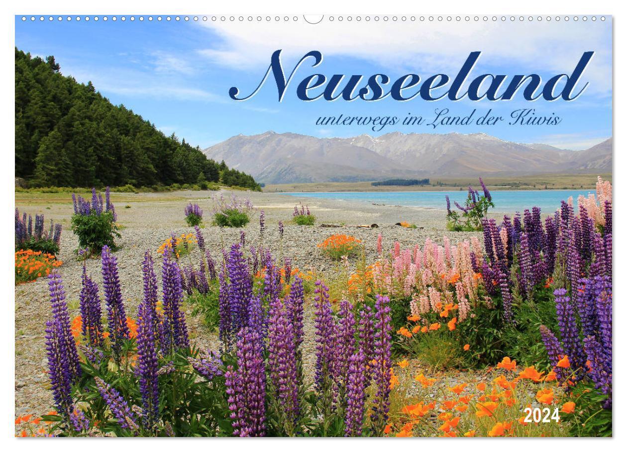 Cover: 9783383597787 | Neuseeland - unterwegs im Land der Kiwis (Wandkalender 2024 DIN A2...