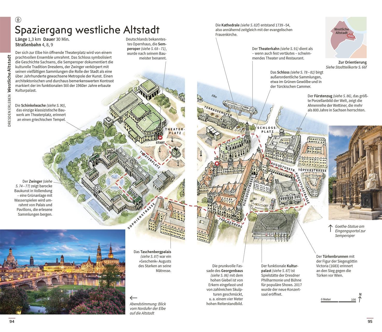 Bild: 9783734207440 | Vis-à-Vis Reiseführer Dresden und Sächsische Schweiz | Bruschke | Buch