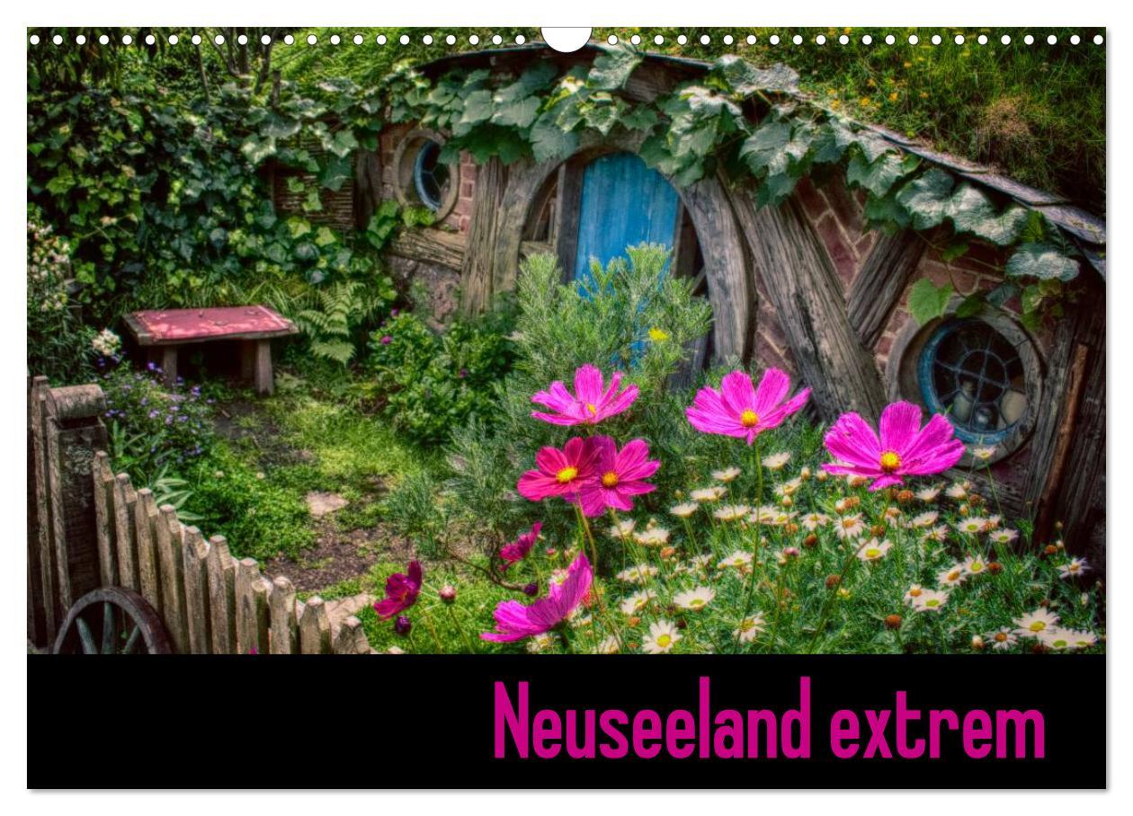 Cover: 9783435660322 | Neuseeland extrem (Wandkalender 2025 DIN A3 quer), CALVENDO...