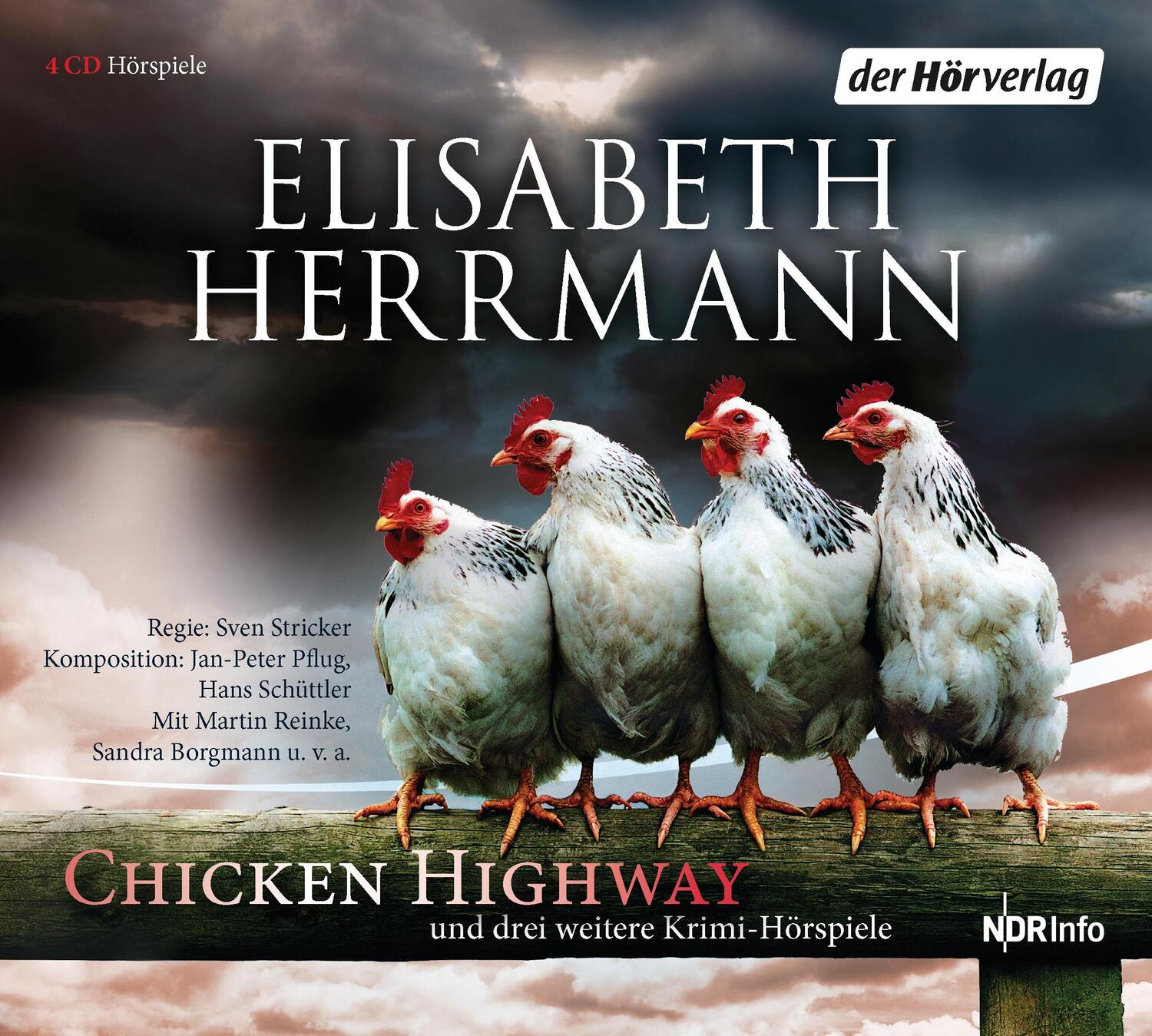 Cover: 9783844521023 | CHICKEN HIGHWAY und drei weitere Krimi-Hörspiele | Elisabeth Herrmann