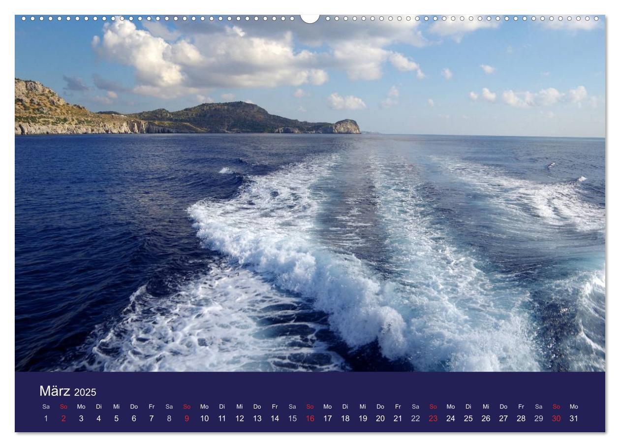 Bild: 9783435668144 | Rhodos mit Lindos und Symi (Wandkalender 2025 DIN A2 quer),...