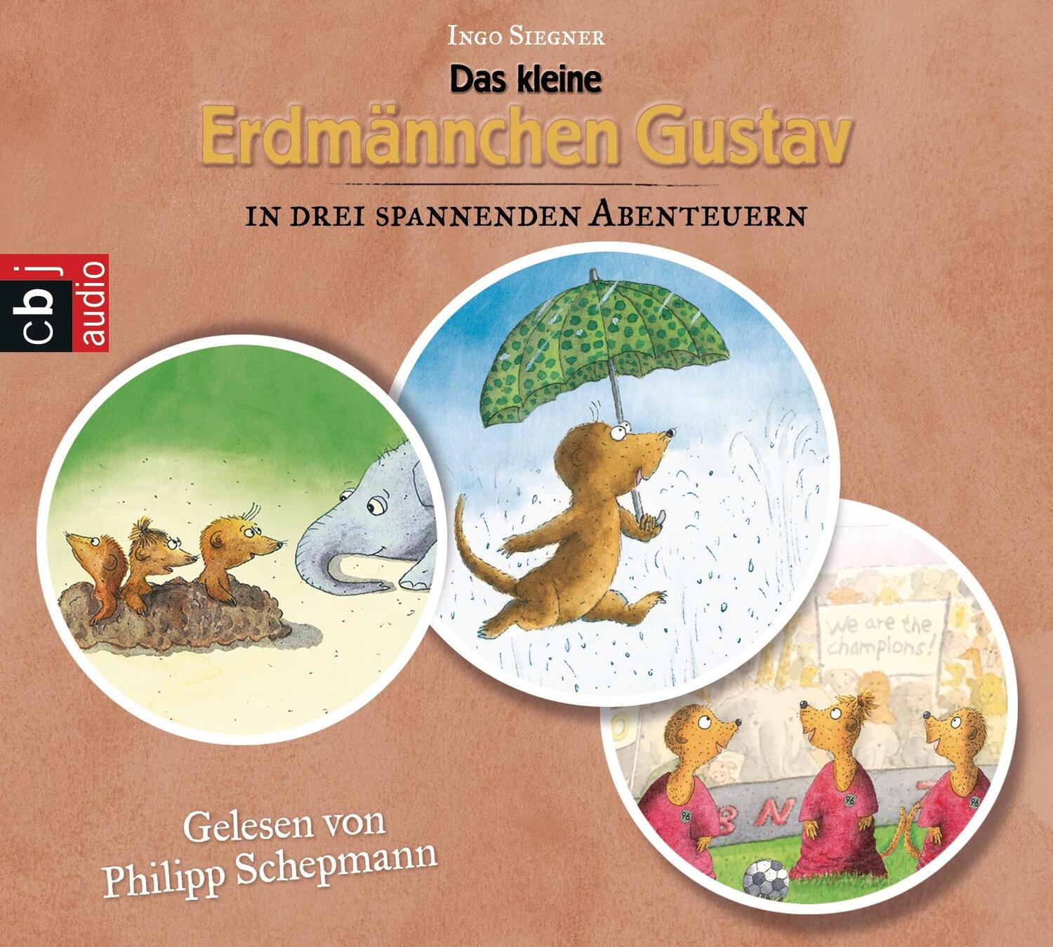 Cover: 9783837130478 | Das kleine Erdmännchen Gustav in drei spannenden Abenteuern | Siegner