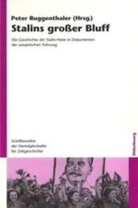 Cover: 9783486583984 | Stalins großer Bluff | Peter Ruggenthaler | Taschenbuch | ISSN | 2007
