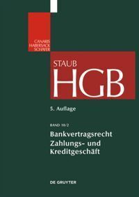 Cover: 9783110375671 | Handelsgesetzbuch / Bankvertragsrecht 2. Tl.1/2 | Grundmann (u. a.)