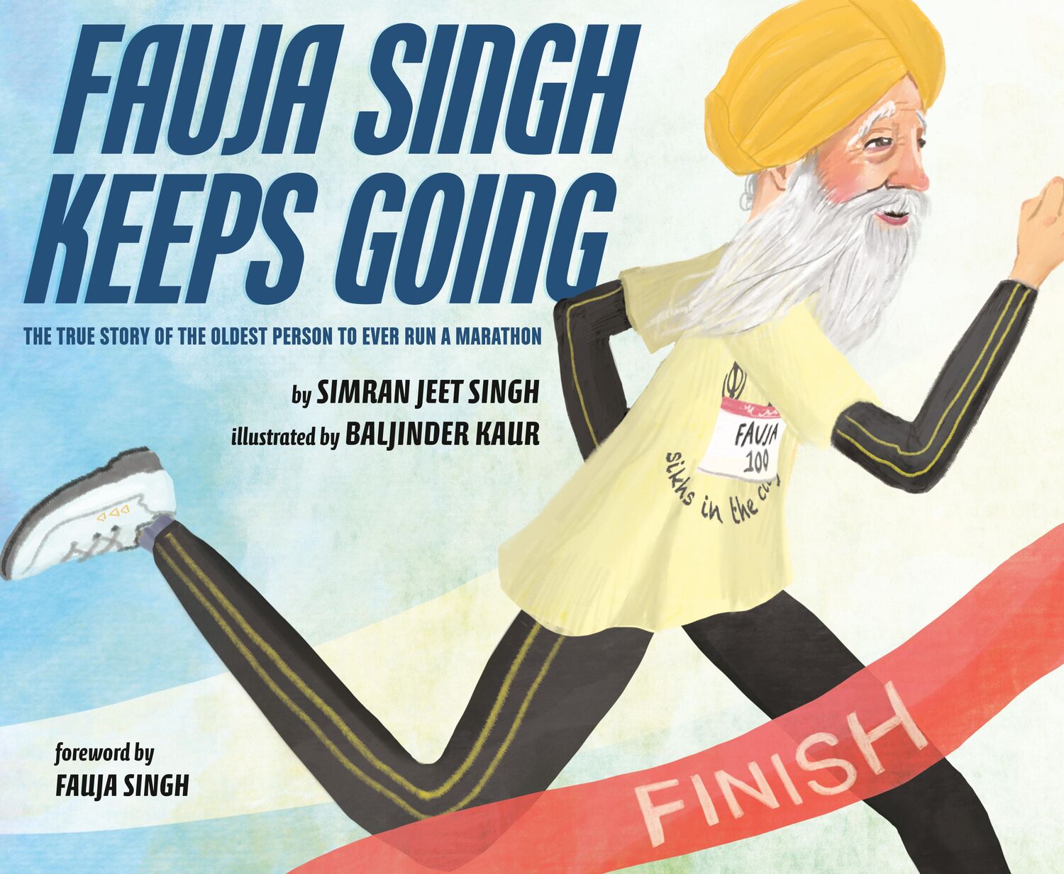 Cover: 9780525555094 | Fauja Singh Keeps Going: The True Story of the Oldest Person to...