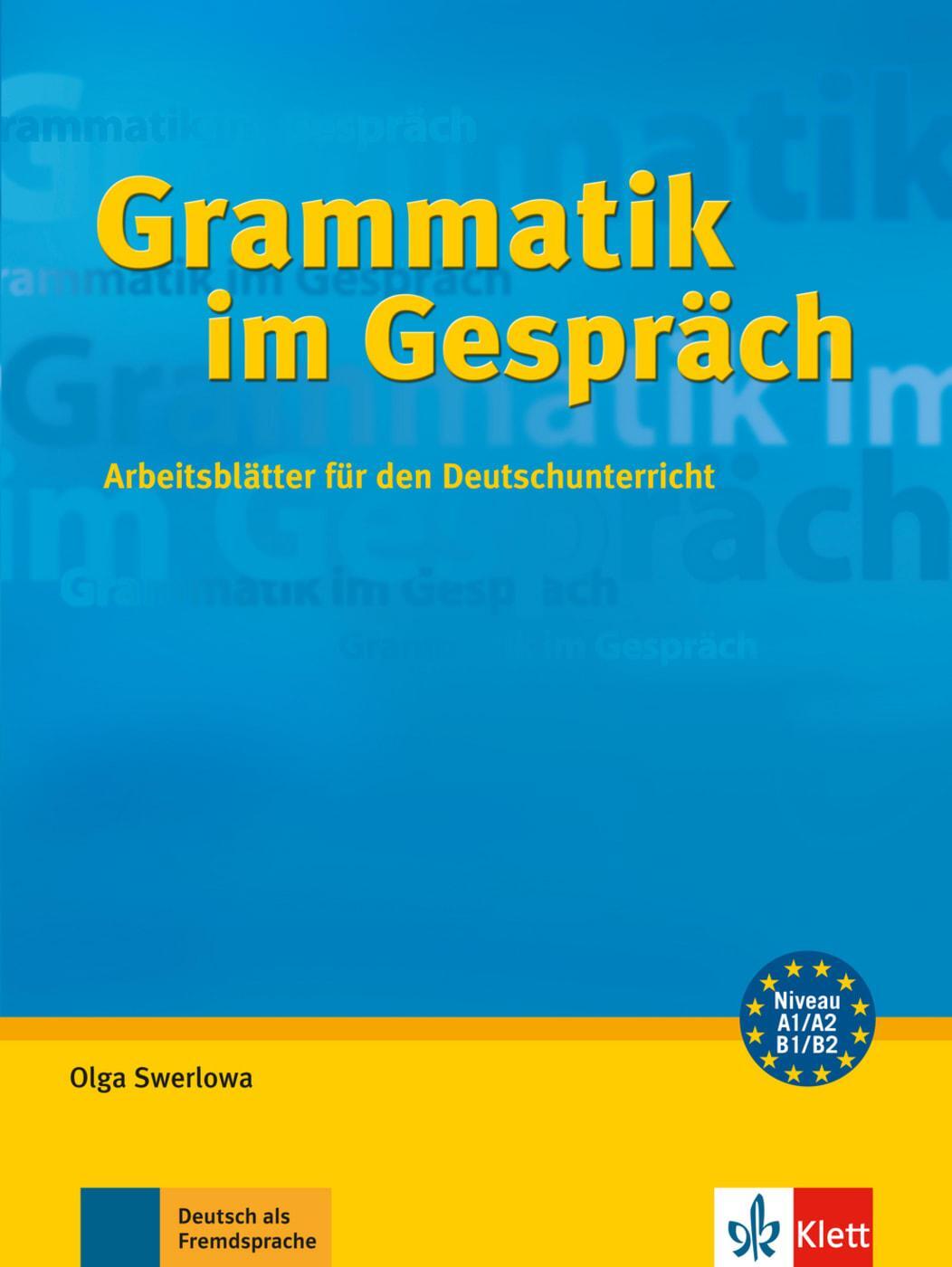Cover: 9783126063692 | Grammatik im Gespräch | Arbeitsblätter für den Deutschunterricht