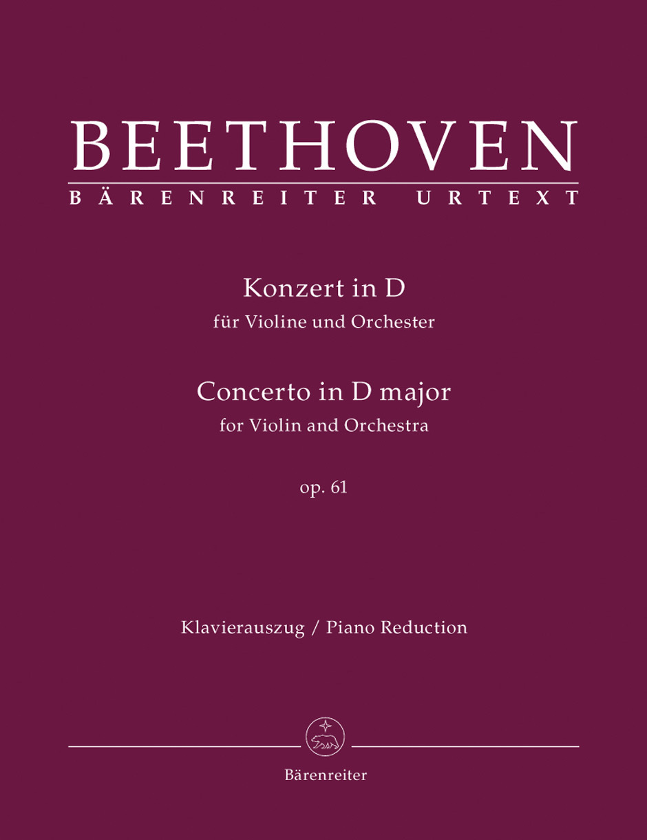 Cover: 9790006525805 | Konzert für Violine und Orchester D-Dur op. 61 | Ludwig van Beethoven