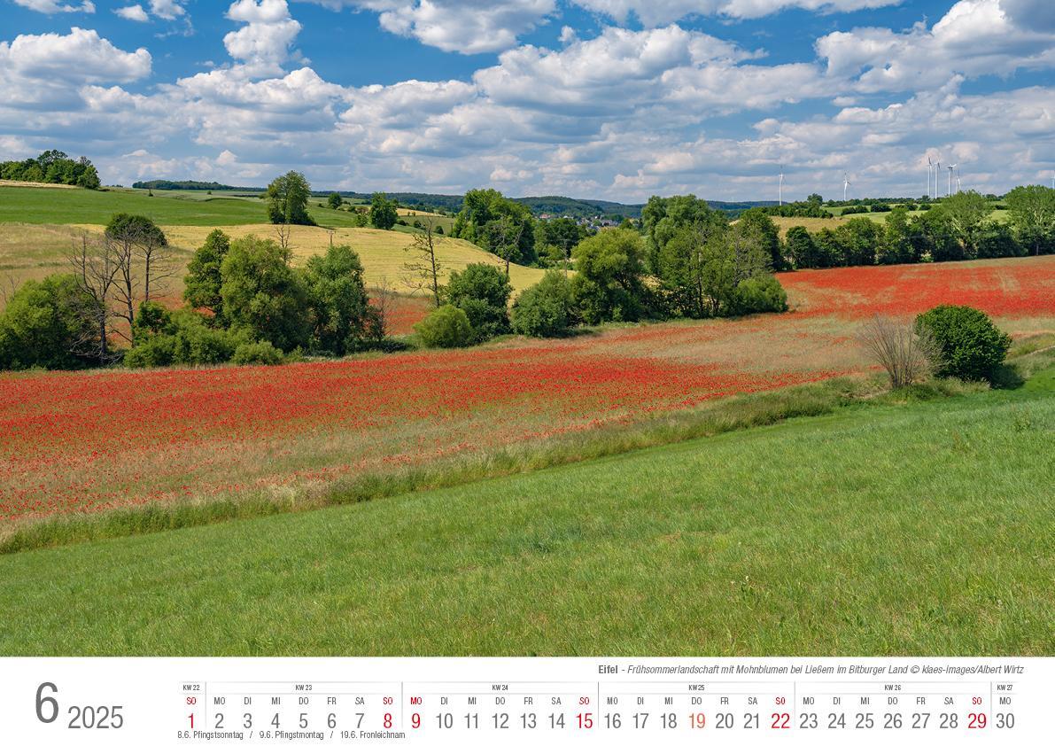 Bild: 9783965352186 | Eifel 2025 Bildkalender A3 Spiralbindung | Holger Klaes | Kalender