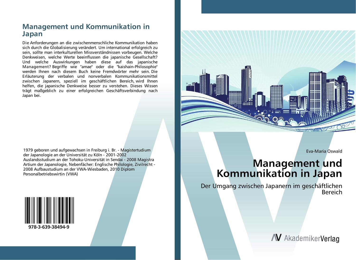 Cover: 9783639384949 | Management und Kommunikation in Japan | Eva-Maria Oswald | Taschenbuch