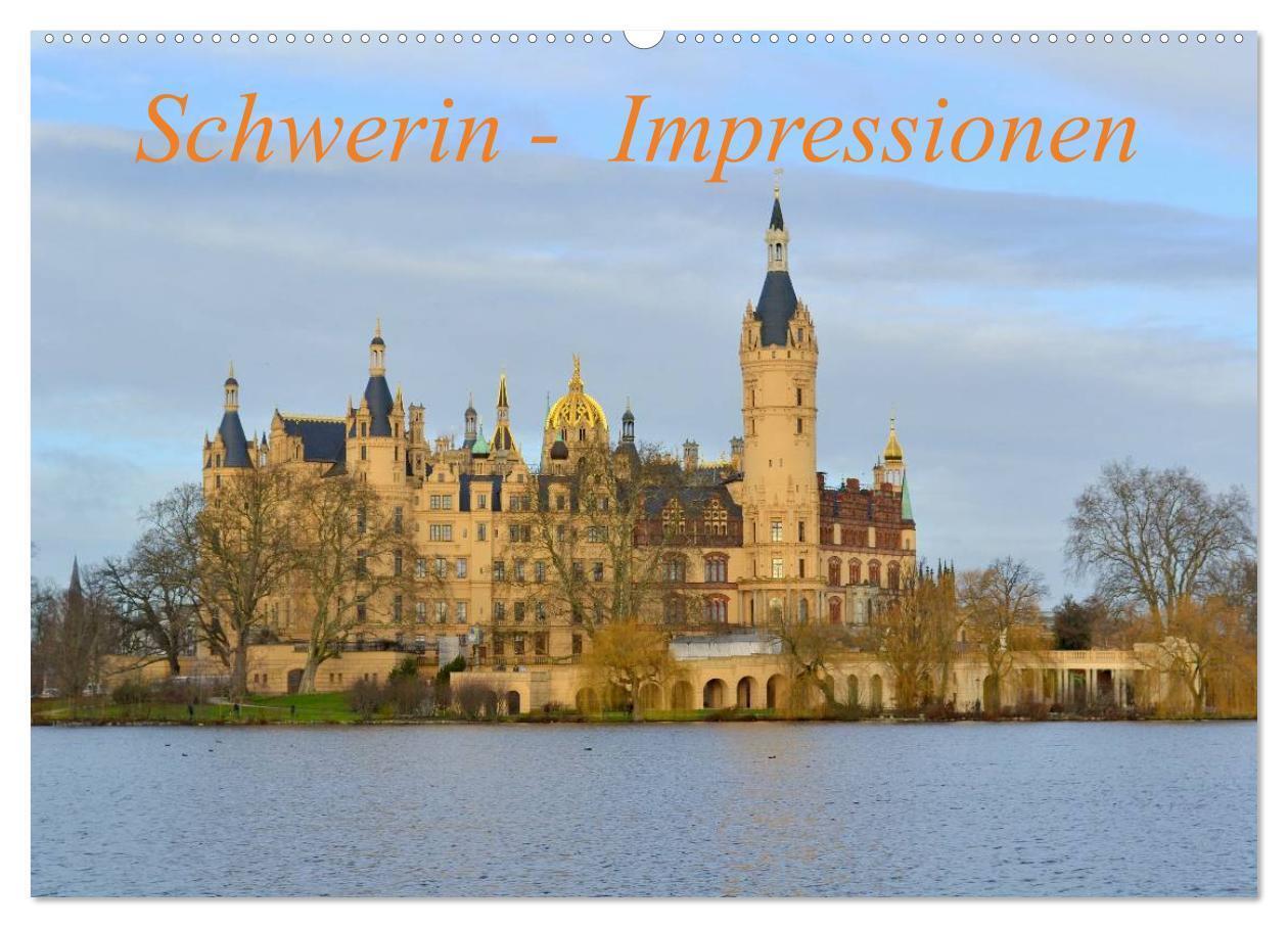 Cover: 9783435707645 | Schwerin - Impressionen (Wandkalender 2025 DIN A2 quer), CALVENDO...