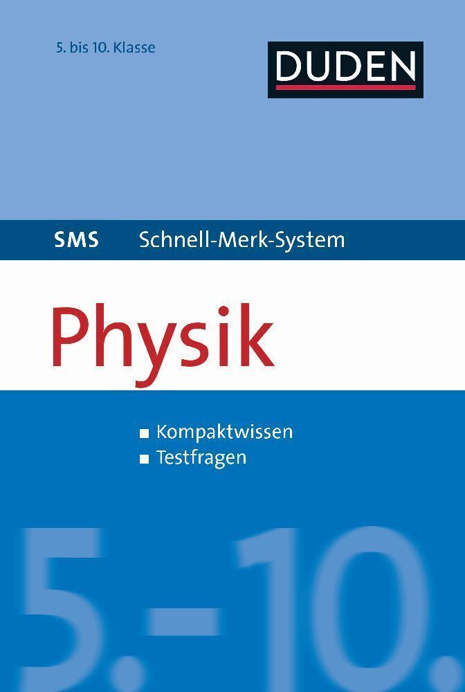 Cover: 9783411770755 | SMS Physik 5.-10. Klasse | Horst Bienioschek | Taschenbuch | 112 S.
