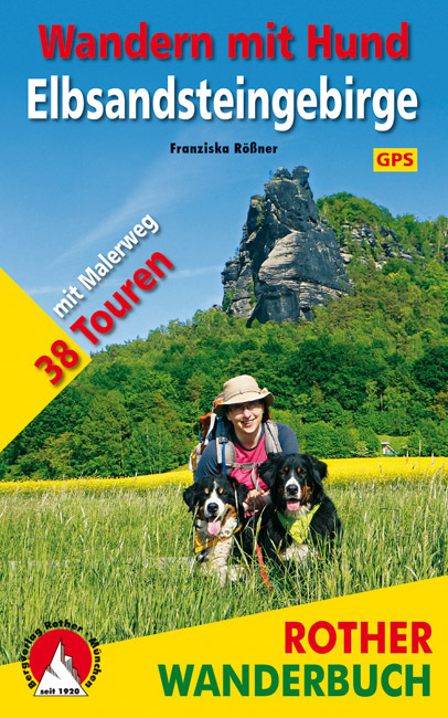 Cover: 9783763331574 | Rother Wanderbuch Wandern mit Hund - Elbsandsteingebirge | Rößner