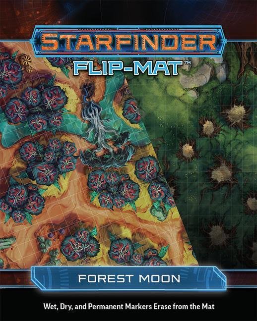 Cover: 9781640783447 | Starfinder Flip-Mat: Forest Moon | Damien Mammoliti | Spiel | Englisch