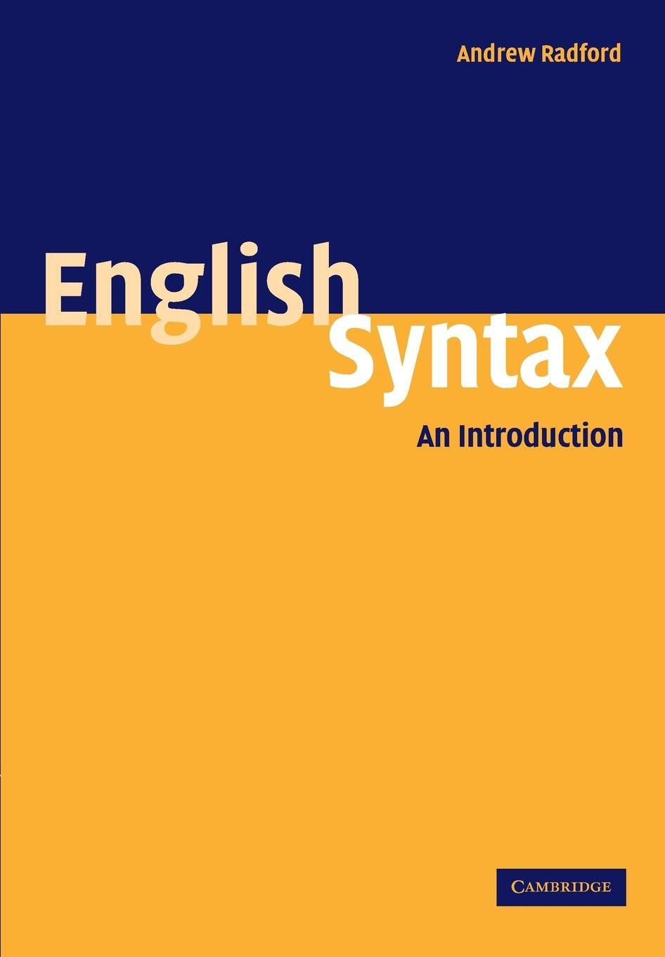 Cover: 9780521542753 | English Syntax | An Introduction | Andrew Radford | Taschenbuch | 2013