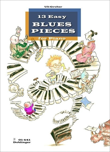 Cover: 9790012201670 | 13 Easy Blues Pieces | Uli Gruber | Songbuch (Klavier) | Buch | 2013