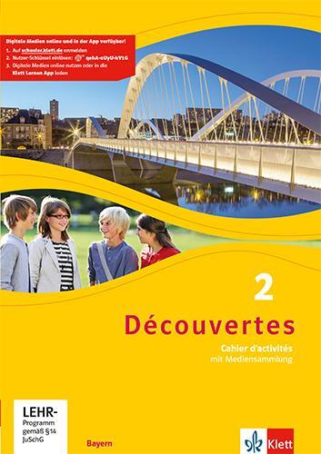 Cover: 9783126222754 | Découvertes 2. Cahier d'activités mit Mediensammlung 2. Lernjahr....